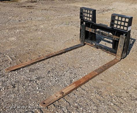 jenkins 4 foot skid steer forks manufactured in the us|jenkins iron and steel attachments.